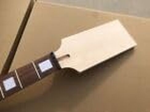 Unfinished Paddle head Maple Bass guitar neck 22 Fret Rosewood fingerboard for replacement DIY (22 Fret) in Saudi Arabia
