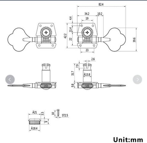 قطعة واحدة من ربط ضبط الجهير الكهربائي، موالف ربط سلسلة رأس الماكينة المفتوحة للباس الكهربائي (للصف الأيمن) in Kuwait