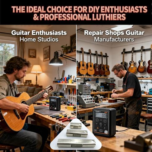 PrimeMach® Single Fret Leveler، 3 عبوات - أداة تسوية الآلات الدقيقة للآلات الموسيقية والأدوات اليدوية، تصميم مريح للقيثارات الكهربائية والصوتية والباس in Kuwait