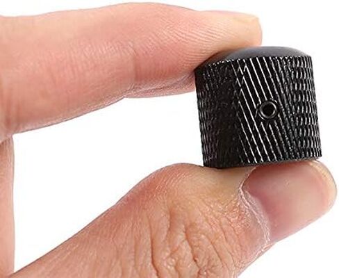 KAIY Set of 3 Black Metal Guitar Control Knob, Guitar Volume Tone Control Dome Knobs, Tele Telecaster or Guitar Bass Replacement Parts in Kuwait