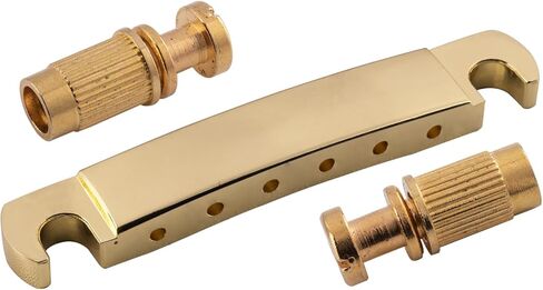 52.5mm Stop Tailpiece Bridge for 6-String Gibson Epiphone Les Paul/SG/ES-335, Zinc Alloy & Iron, Electric Guitar (Chrome) in Saudi Arabia