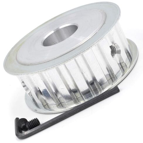 Trapezoidal 17 18 19 20 Teeth L Timing Pulley Inner Bore 8-30mm for Belt Width 15/20mm 17T 18T 19T 20T 20Teeth(28mm,17 Teeth,20mm W) in Saudi Arabia