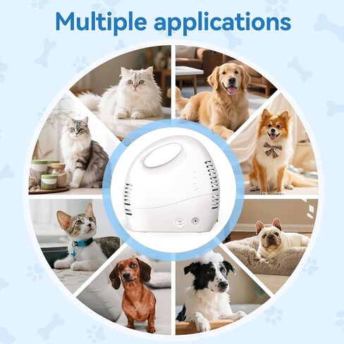 جهاز استنشاق الحيوانات الأليفة المحمول، جهاز استنشاق ضاغط مع قناع للقطط والكلاب، وضعان مناسبان لمشاكل التنفس لدى الحيوانات الأليفة in Kuwait