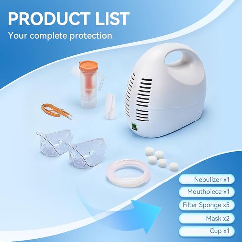 جهاز استنشاق الحيوانات الأليفة المحمول، جهاز استنشاق ضاغط مع قناع للقطط والكلاب، وضعان مناسبان لمشاكل التنفس لدى الحيوانات الأليفة in Kuwait