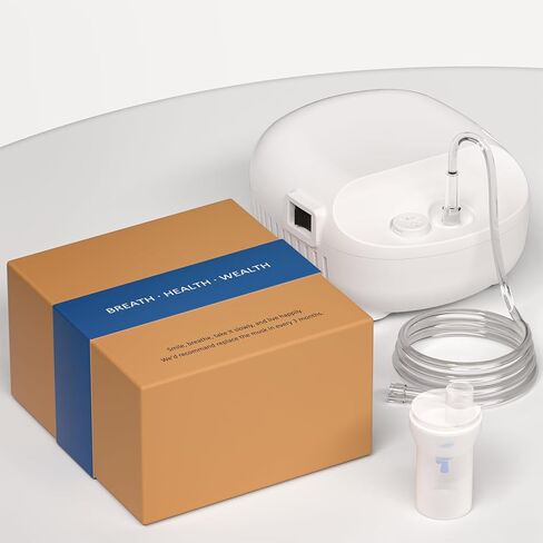 نظام رذاذ الحيوانات الأليفة للكلاب والقطط - مجموعة رذاذ منزلية احترافية مع ضاغط فائق الهدوء، بخاخ محمول للعناية بالتنفس للأصدقاء ذوي الفراء والصحة المنزلية in Kuwait