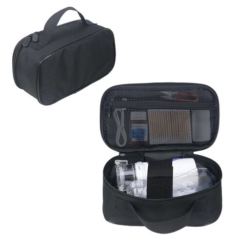 Carrying Case for Portable Handheld Inhaler Nebulizer Machine, Asthma Inhaler Travel Case for Adults & Kids, Mesh Atomizer Holder with Handle & Zippered Pocket (Bag Only) in Saudi Arabia