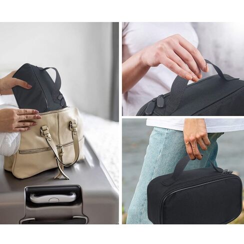 Carrying Case for Portable Handheld Inhaler Nebulizer Machine, Asthma Inhaler Travel Case for Adults & Kids, Mesh Atomizer Holder with Handle & Zippered Pocket (Bag Only) in Saudi Arabia