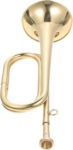 Bugle Trumpet Electronic Taps Wind Instrument for School Band Copper Golden Trumpet Bugle in Saudi Arabia
