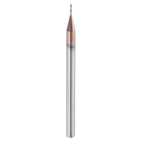 HARFINGTON Ball Nose End Mill 2 Flute 0.023" Diameter 1/8" Shank Tungsten Carbide Uncoated Spiral CNC Router Bits 0.069" Cutting Length Single End Ball for Carving Engraving Grinding in Saudi Arabia