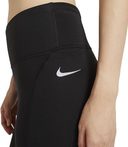 Nike Womens Epic Fast Running Tights Black X-Large in Saudi Arabia