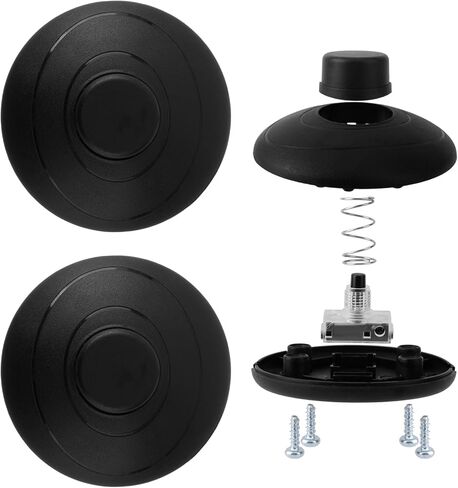 Floor Lamp Foot Switch Replacement Kit, Step On Off Spring Push Button Pedal Switch Easy Install Inline Foot Switches for Floor Lamp Repair DIY Indoor Use in Saudi Arabia