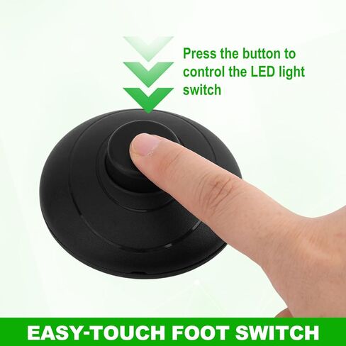 Floor Lamp Foot Switch Replacement Kit, Step On Off Spring Push Button Pedal Switch Easy Install Inline Foot Switches for Floor Lamp Repair DIY Indoor Use in Saudi Arabia