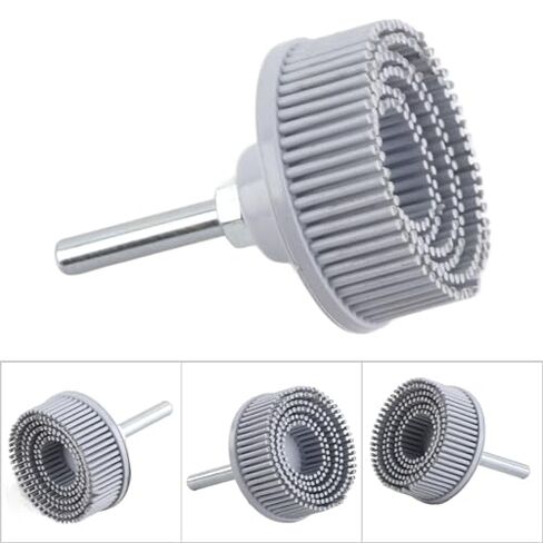 2 Inch Disc Emery Rubber Abrasive Brush Polishing Grinding Wheel for Burr Rust Removal in Saudi Arabia