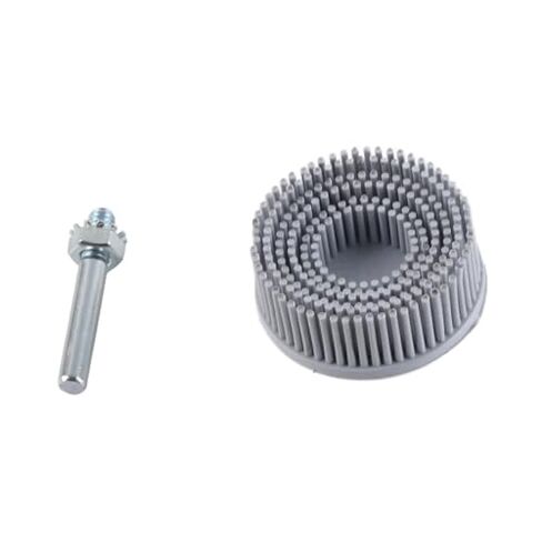 2 Inch Disc Emery Rubber Abrasive Brush Polishing Grinding Wheel for Burr Rust Removal in Saudi Arabia