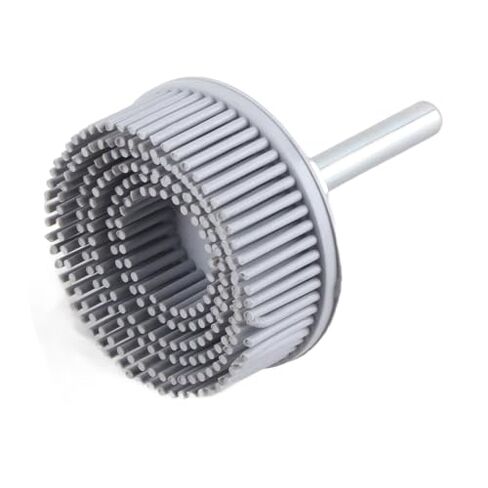 2 Inch Disc Emery Rubber Abrasive Brush Polishing Grinding Wheel for Burr Rust Removal in Saudi Arabia
