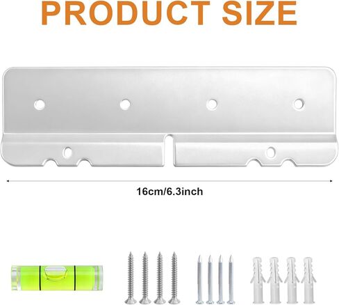 Wall Mount Kit for Skylight Calendar 15 Inch, No-Drill Metal Mounting Bracket Hanger Holder Compatible with Skylight Digital Calendar Accessories Secure Wall Mount with Level & Hardware in Saudi Arabia