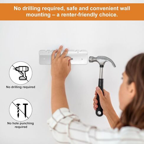 Wall Mount Kit for Skylight Calendar 15 Inch, No-Drill Metal Mounting Bracket Hanger Holder Compatible with Skylight Digital Calendar Accessories Secure Wall Mount with Level & Hardware in Saudi Arabia