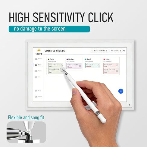Magnetic Fridge Mount with Stylus for Skylight Calendar 15 inch - Refrigerator Magnet Mounting Kit, Secure Bracket Accessories for Skylight in Saudi Arabia