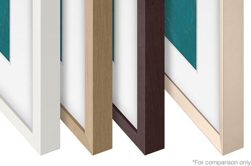 إطار Samsung 43 بوصة قابل للتخصيص 2021-2025، إطار مغناطيسي أبيض حديث VG-SCFA43WTBZA طقم حواف لتلفزيون QLED Art مقاس 43 بوصة، ديكور منزلي سهل التركيب على الحائط بنمط المعرض، مع قطعة قماش in Kuwait