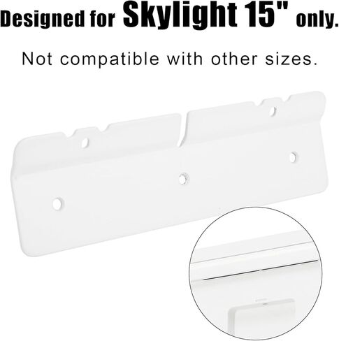 حامل جداري بدون مسمار بدون ثقب لتقويم Skylight مقاس 15 بوصة، حامل تقويم رقمي معدني سهل التركيب، حامل عرض خالٍ من التلف لتقويمات Skylight بشكل آمن in Kuwait