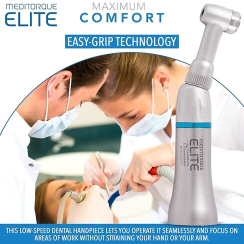 Medidenta ME-E40FGP Elite Push-Button Contra Angle, 40K Friction Grip in Kuwait