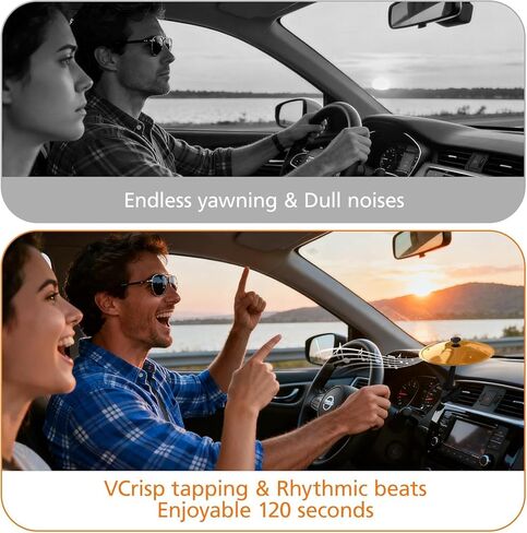 Mini Drum Crash Cymbal – For Drummer Friends' Crash Cymbal Air Vent & Dashboard Accessory, Universal Fit for All Vehicles, For Drummers & Music Fans, Turn Traffic Jams Into Fun Rhythm Sessions (Gold) in Saudi Arabia