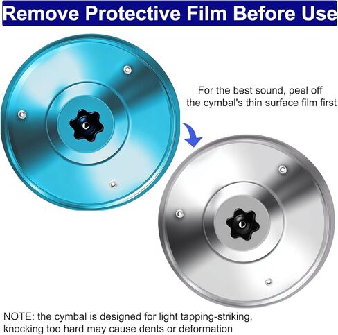 فتحة تهوية صنج السيارة، صنج تحطم السيارة، صنج طبل صغير للسيارة يجعل قيادتك أكثر متعة، أداة موسيقية مضحكة لمحبي موسيقى الطبول هدية مناسبة لجميع المركبات (فضي) in Kuwait