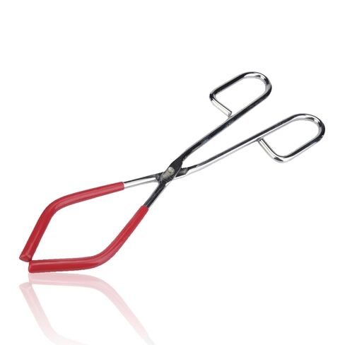 Labs Beaker Tongs, 26cm/10.2in Stainless Steel Lab Clip Tool Lightweight Flask Clip Chemical Tongs Teaching Instrument for Laboratories Household in Saudi Arabia