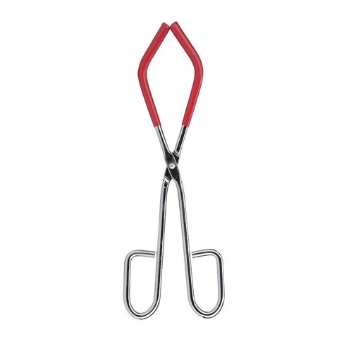 Labs Beaker Tongs, 26cm/10.2in Stainless Steel Lab Clip Tool Lightweight Flask Clip Chemical Tongs Teaching Instrument for Laboratories Household in Saudi Arabia