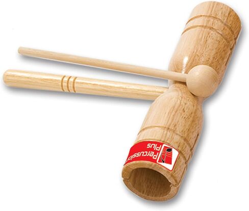 قرع بلس PP253 كتلة خشبية ذات لونين مع مضرب in Kuwait