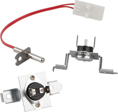 Thermistor and Thermostat Kit Fit For Kenmore 79681393610 79681532110 79681538110 79681538210. 79681542110 79681548110 79681549110 dryer in Saudi Arabia