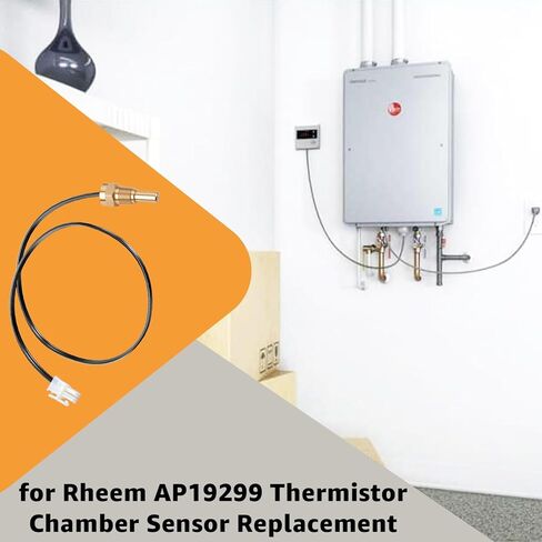 AP19299 Thermistor Chamber Sensor Replacement,Compatible with Rheem AP19299 Heat Pumps and Ultra Low Nox Tankless Water Heaters in Saudi Arabia