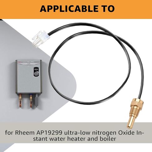 AP19299 Thermistor Chamber Sensor Replacement,Compatible with Rheem AP19299 Heat Pumps and Ultra Low Nox Tankless Water Heaters in Saudi Arabia