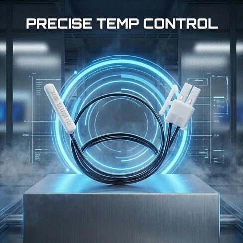W11438736 ثلاجة الثرمستور، مستشعر 10KΩ NTC مناسب لـ Whirlpool Maytag KitchenAid Kenmore 106، متوافق مع W11333455 W11207778 WPW11438736، 12 بوصة 2 دبوس خالي من الصقيع in Saudi Arabia