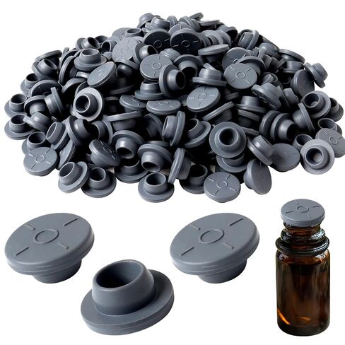 250 قطعة 20 مللي متر سدادات زجاجات مطاطية الشفاء الذاتي حقن ميناء الفطر تزايد الإمدادات لقارورة زجاجية وجرار الثقافة السائلة in Kuwait