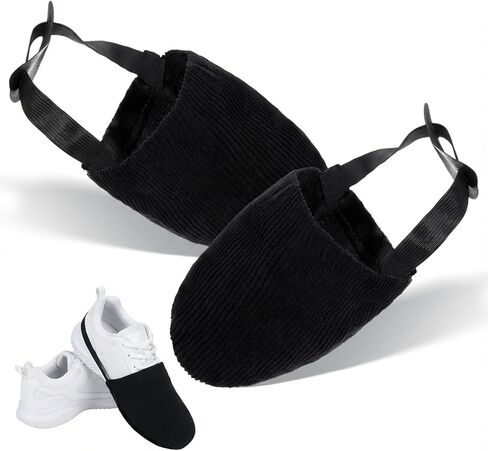 2 Pcs Bowling Shoe Slide, Bowlings Shoe Cover Bowlings Accessories Bowling Slider Cover Adjustable Universal Sole Slide Covers with Elastic Band for Men Women Bowler Playing Ball and Dancing in Saudi Arabia