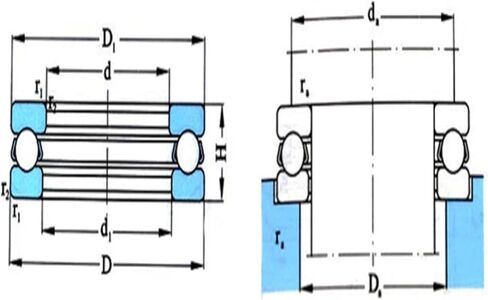 234413M P5 محامل كروية الاتصال ثنائية الاتجاه in Kuwait