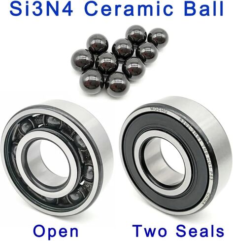 1 قطعة تحمل 6308-2Z TN9 HQ1 P53 6308 40x90x23 الهجين محمل كروي سيراميك Si3N4 in Kuwait