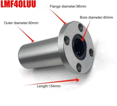 المحامل الخطية LMF40LUU LMF40L حواجز توجيهية in Kuwait