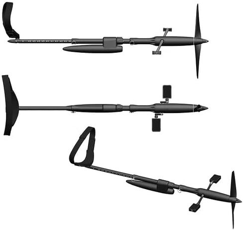 Pro Underwater Water Bike, Human-Powered Swimming Propulsion Device, Lightweight Scooter for Snorkeling, Diving & Pool Training, Fits 5'1"–6'6", 5.5 lb, Foldable with Innovative Fin Design in Saudi Arabia