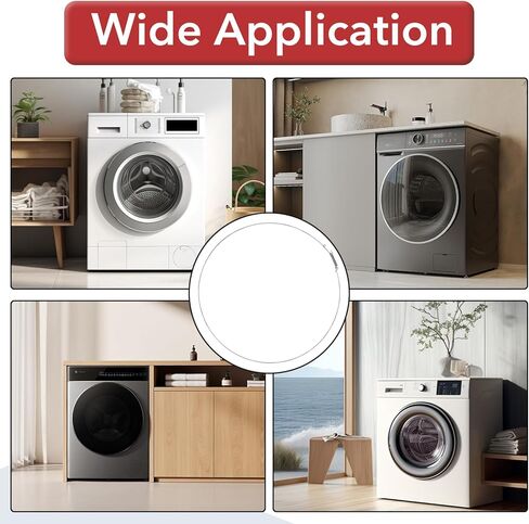 عبوة واحدة من حلقة زنبركية لباب الغسالة العالمية، متوافقة مع غسالات التحميل الأمامي LG وKenmore وMaytag - تحل محل AP4998833، وAH3530864، وEA3530864، وPS3530864 والمزيد in Kuwait