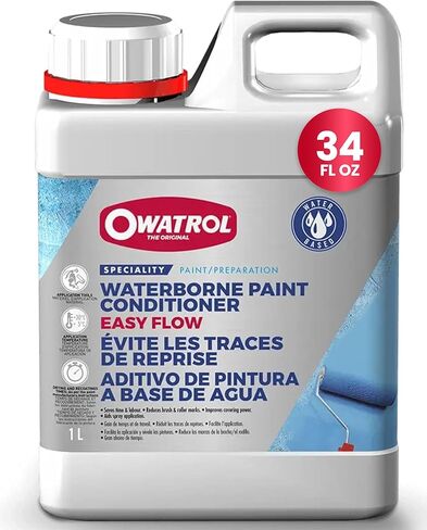OWATROL Easy Flow Paint Additive Premium, Medium for Acrylic Pouring Art, Water-Based Acrylic Paint Conditioner to Eliminate Brush and Roller Marks, 1.06 US Quart (1 Liter) in Saudi Arabia