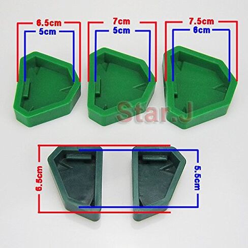 قوالب قاعدة مطاط السيليكون 5 قطع/مجموعة نموذج الجص لمختبر الأسنان السابق in Kuwait
