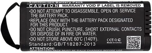 VI VINTRONS Battery for Fluke 190 II, 190 III, 190-104, 190-204, ScopeMeter 190 II Oscilloscope, 2759861, 3894688, BP291, BP291/WWG, in Saudi Arabia