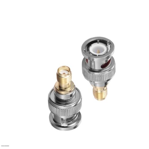 محول BNC ذكر إلى SMA أنثى (2 حزمة)، موصل أسطواني مطلي بالذهب 50 أوم لهوائي WiFi، الراديو، راسم الذبذبات، جهاز اتصال لاسلكي، الاتصالات المتنقلة، معدات اختبار الترددات اللاسلكية in Kuwait