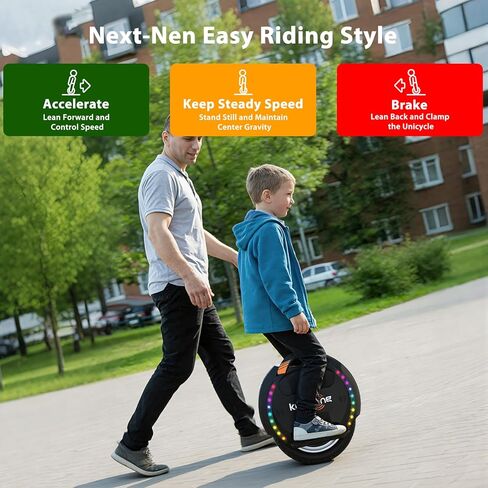 KINGSONG 14DPro Electric Unicycle for Adults, One Wheel Self Balancing Scooters for Adults, 19 MPH Top Speed & 32° Climbing, Smart Self-Balancing Commuter Scooter (Black) in Saudi Arabia