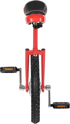 Outdoor Wheel Unicycle, 16Inch/24Inch One Wheel Bike Adjustable Seat Exercise Bicycle for 7-60 Years Old, Outdoor Sports Fitness Exercise Unicycle (16Inch Red) in Saudi Arabia