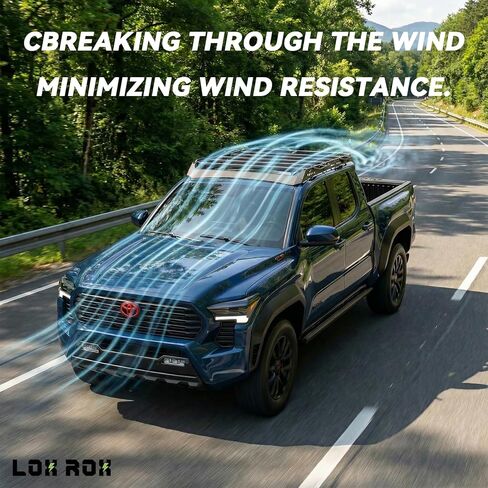 حامل سقف عالي التحمل لسيارة بيك آب تاكوما المزدوجة ذات الكابينة المزدوجة و4 أبواب لعام 2024 | متعددة الوظائف | مطلي بمسحوق مقاوم للصدأ | لا يوجد تركيب الحفر in Kuwait