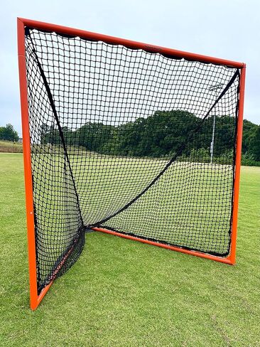 CRANKSHOOTER High School Lacrosse Goal, 6x6x7', 6mm White or Black Net Included in Kuwait