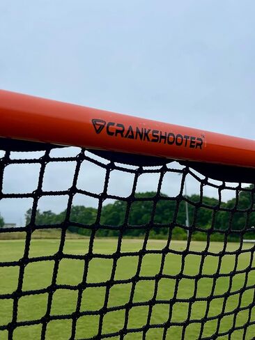 CRANKSHOOTER High School Lacrosse Goal, 6x6x7', 6mm White or Black Net Included in Kuwait